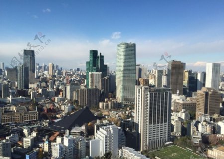 东京塔上看东京