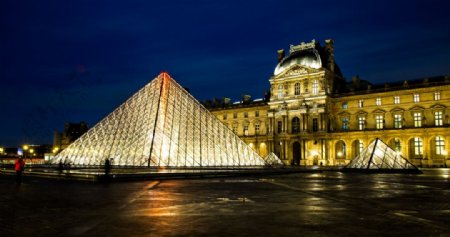 卢浮宫夜景