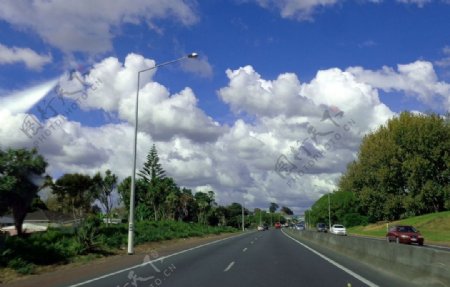 新西兰高速公路风光