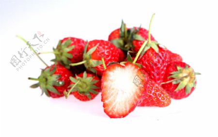 水果草莓拍摄