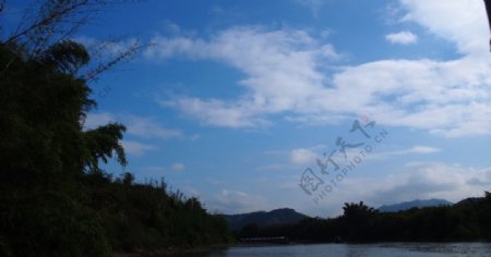 江水风景摄影