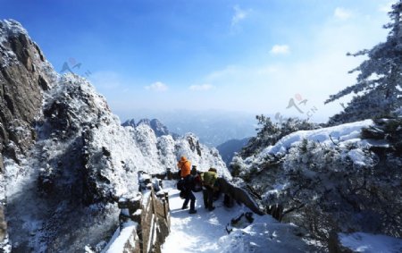 黄山雪景