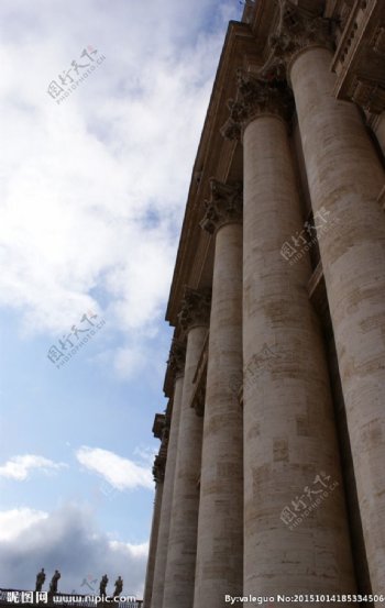 梵蒂冈教堂的柱子