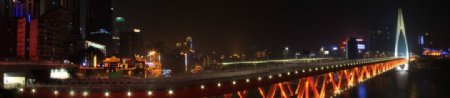嘉陵江大桥全景图
