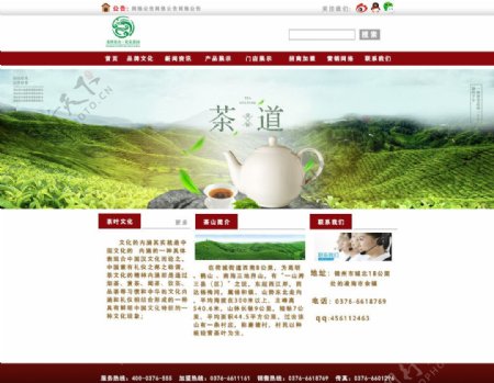 茶庄网站首页