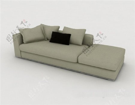 时尚简约沙发3D模型