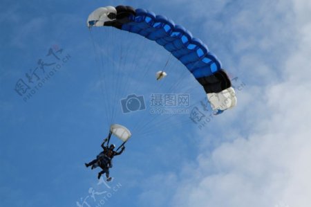 跳跃运动自由乐趣冒险冒险降落伞跳伞