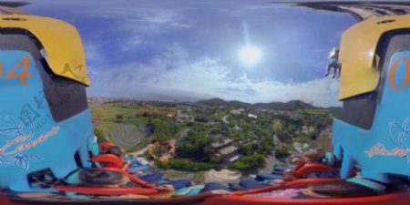 恐怖全景跳楼机VR视频
