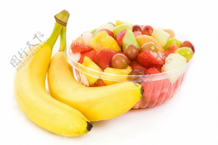 香蕉与水果沙拉图片