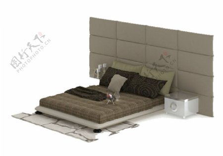 床模型素模板下载床模型素图片下载