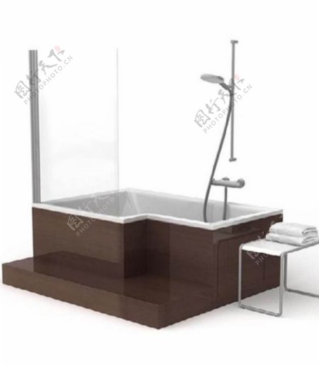 3dl型浴缸模型