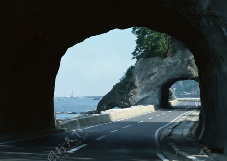 高清隧道摄影图片