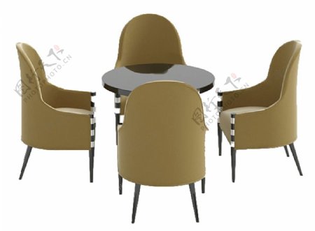 家具模型素材模板下载型精致欧式家具沙发