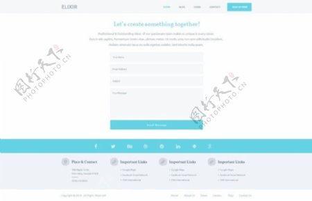 UI企业网站页面样式