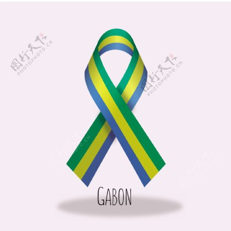 Gabon旗带设计