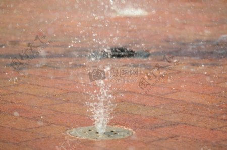 水外庭院洒水滴户外水滴
