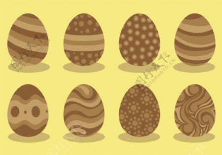 巧克力复活节彩蛋图标
