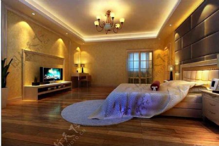 温馨卧室模型3d