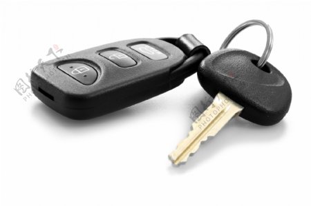 汽车钥匙与车锁