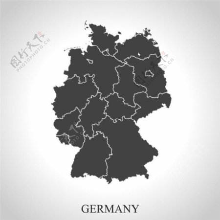 德国国家地图图片
