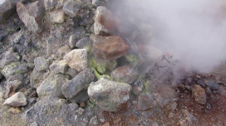石头烟雾视频素材