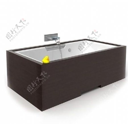 方形浴缸模型图片
