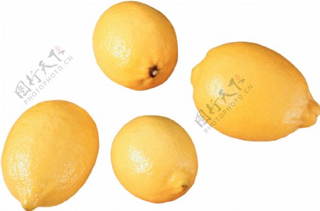 四个柠檬图片