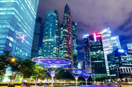 新加坡美丽的高楼图片