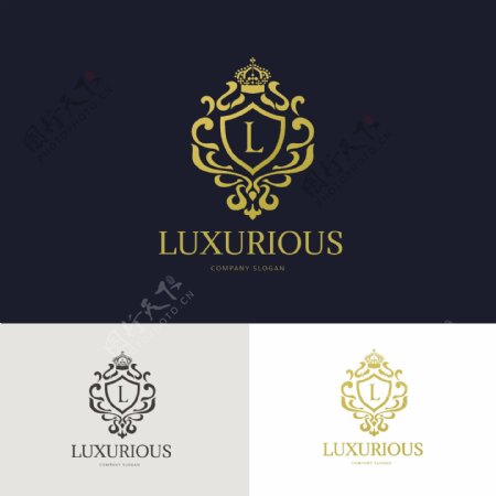 奢侈品logo模板