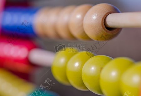木材办公室数学丰富多彩数字业务颜色数学学习儿童计数器