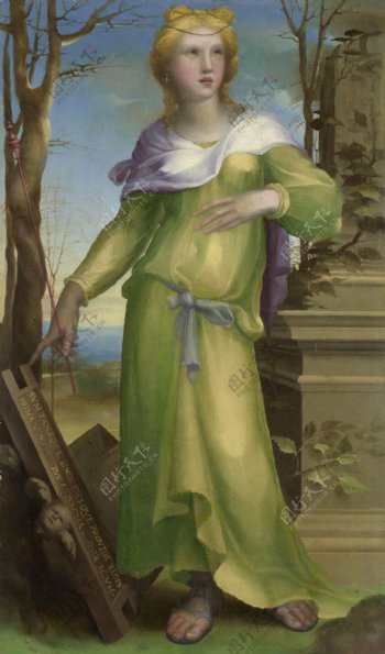 法国历史女性肖像油画图片