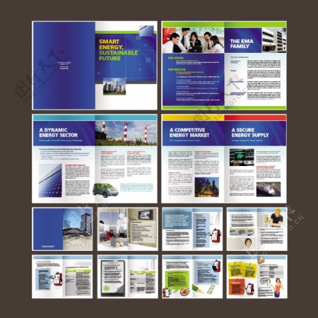 画册企业宣传画册版式设计下载