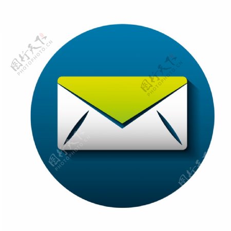 电子邮件按钮图标图片
