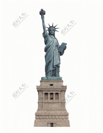 自由女神雕像摄影图图片