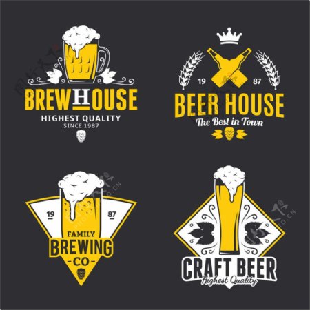 啤酒标志图片