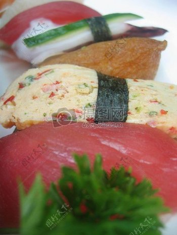 海鲜寿司素材