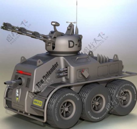 装甲战车机械模型