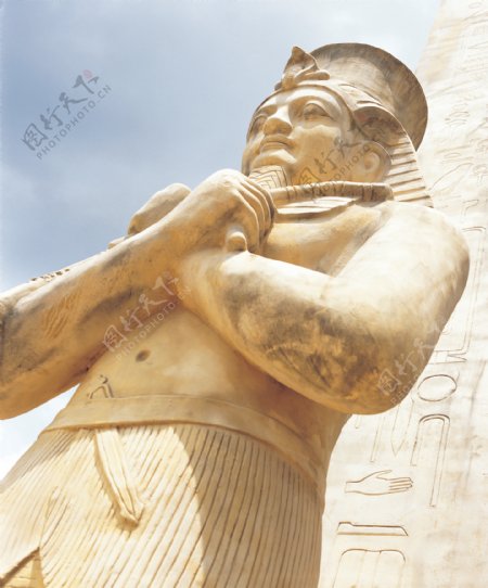 埃及人物塑像图片