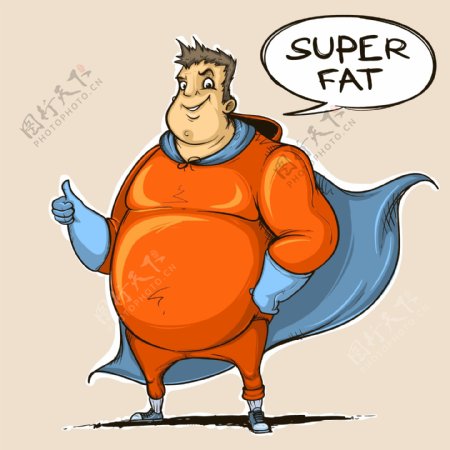 胖超人漫画