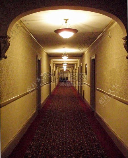 酒店里的走廊