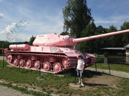 博物馆的坦克