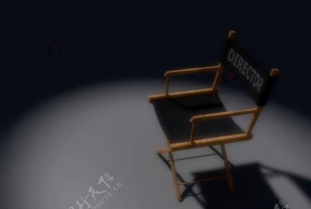 导演的椅子运动背景视频免费下载