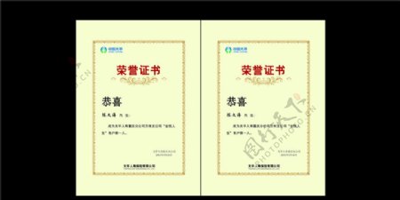 证书中国太平证书