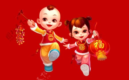 中国可爱娃娃卡通形象