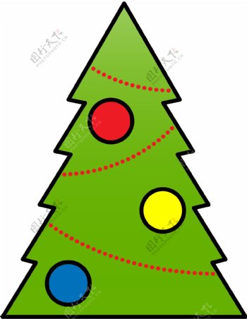 可爱圣诞树icon图标