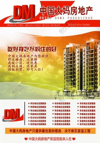 中国大妈房地产海报