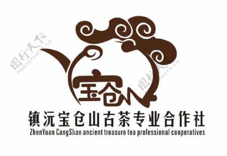 茶业合作社logo