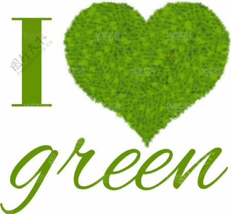 绿色环保装饰元素矢量素材