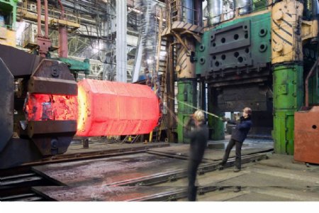 工业生产铁摄影图片