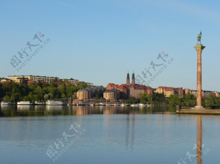 瑞典水城风景图片